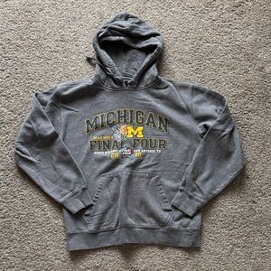 Gear For Sports Gray Michigan Hoodie Final Four 2018